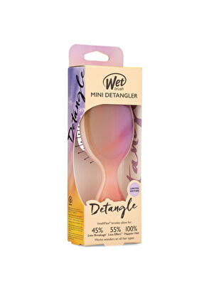Wet Brush Dessert Afterglow Pembe Dolaşık Açıcı Mini Saç Fırçası  - 5