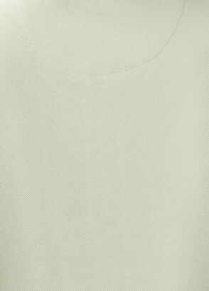 Beymen Club Light Green Ecru Polo Zippered T-Shirt - 6