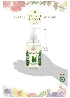 Nesti Dante Dei Colli Fiorentini Servi Özlü Arındırıcı Vegan Bakım Sıvı Sabun 500 ml - 7