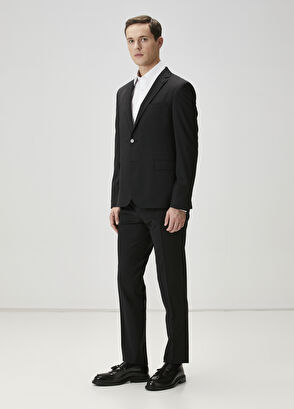Beymen Club Drop 6 Black Wool Suit - 3