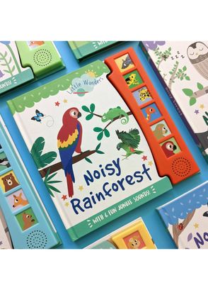 North Parade Publishing - Noisy Rainforest Little Wonders Sound Book ...