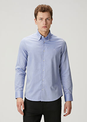 Beymen Club Comfort Fit Sax Shirt - 3