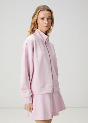 Beymen Club Pink Zipper Sweatshirt - 4