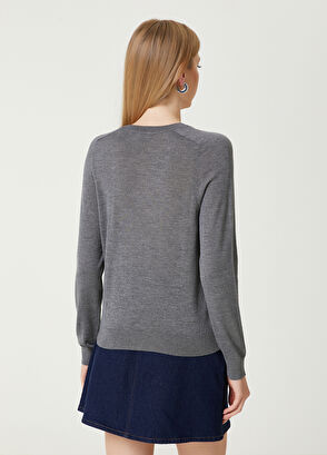 Beymen Club Gray Wool Sweater - 7