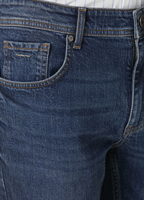 Beymen Club Mavi Yıkamalı Slim Fit Jean Pantolon - 5