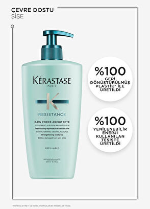 Kerastase Resistance Bain Force Architecte Repair Shampoo for Damaged Hair 500 ml - 6