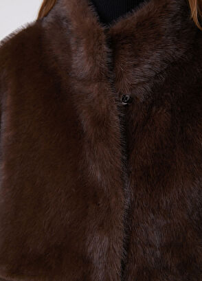 Beymen Club Dark Brown Cable Knit Coat - 8