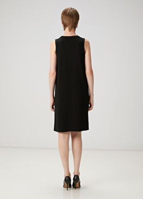 Beymen Club Siyah Mini Yün Triko Elbise - 5