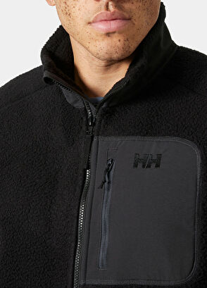 Helly Hansen Panorama Pile Block Siyah Erkek Polar Spor Yelek - 6