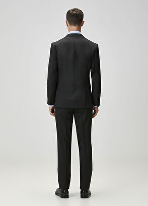 Pal Zileri Black Wool Suit - 5