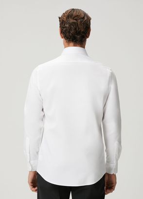 Beymen Bes Custom Fit Beyaz Gömlek - 6