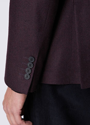 Beymen Club Plum Wool Jacket - 8