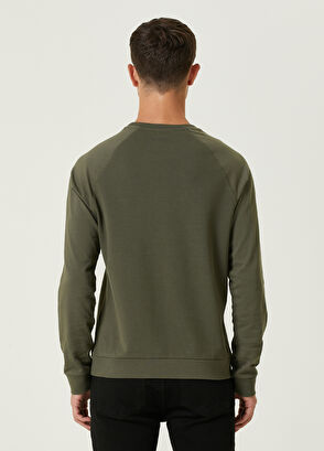 Beymen Club Açık Haki Çift Dokulu Uzun Kollu T-shirt - 5