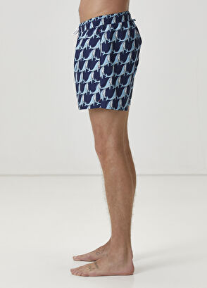 Beymen Club Lacivert Balina Desenli Mayo - 3