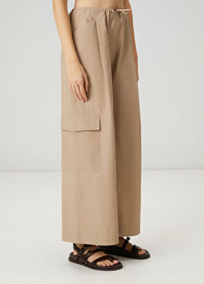 Beymen Club Bej Beli Bağcıklı Kargo Pantolon - 3