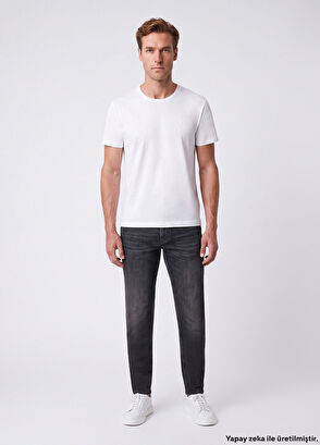 Beymen Club Slim Fit Koyu Yıkamalı Siyah Jean Pantolon - 6