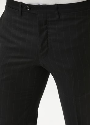 Kiton Black Stripe Pattern Wool Suit - 7