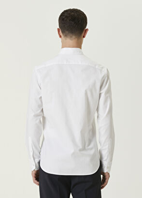 Beymen Club Slim Fit Beyaz Oxford Gömlek - 5