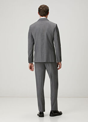 Beymen Club Anthracite Wool Blend Suit - 6