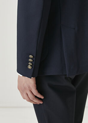 Beymen Club Lacivert Örme Blazer - 7