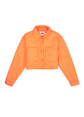 Beymen Club Neon Turuncu Kısa Trucker Ceket - 7