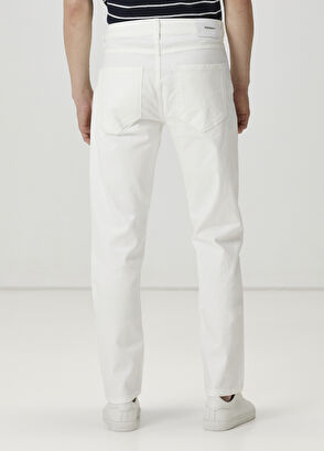Beymen Club Slim Fit Kırık Beyaz Jean Pantolon - 3