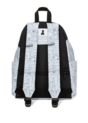 x Basquiat Siyah Beyaz Kadın Sırt Çantası - Görsel 4