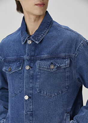 Beymen Club Blue Denim Jacket - 5