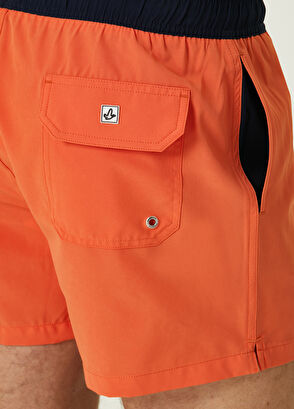 Beymen Club Turuncu Kontrast Bel Detaylı Mayo - 6