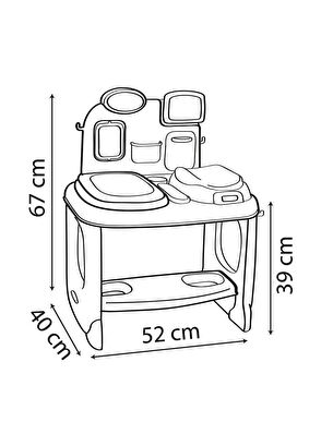 Smoby Elektronik Bebek Bakım Merkezi Oyun Seti - 6