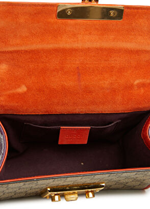 Gucci GG Supreme Padlock Çanta - Görsel 9