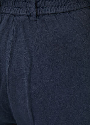 Beymen Club Navy Blue Linen Trousers - 5