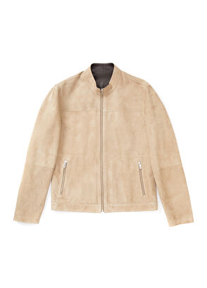 Beymen Club Beige Brown Double-Sided Leather Jacket - 8