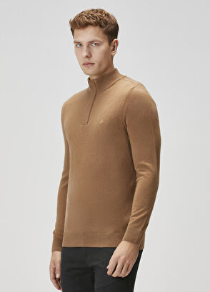 Beymen Club Camel Cashmere Blend Wool Sweater - 4
