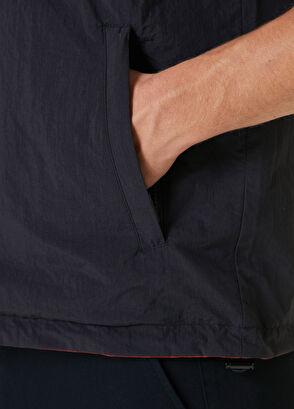 Beymen Club Navy Blue Hooded Double-Sided Vest - 8