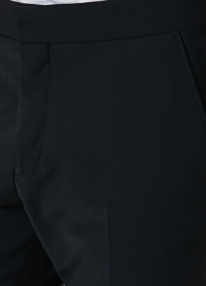 Network Siyah Yün Karışımlı Smokin Takım Elbise - 10