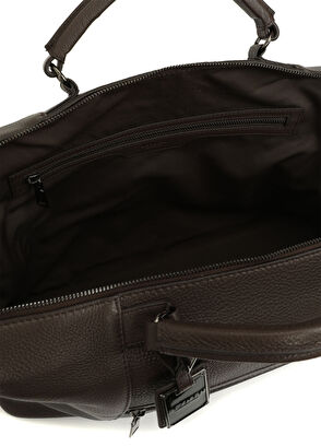 Kahverengi Erkek Deri Laptop Çantası - Görsel 6