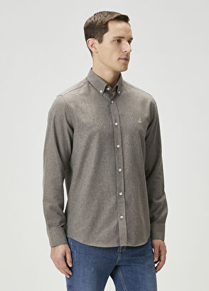 Beymen Club Comfort Fit Kahverengi Gömlek - 3