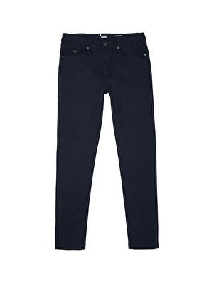 Beymen Club Slim Fit Navy Blue Extra Stretch Non Denim Pants - 6