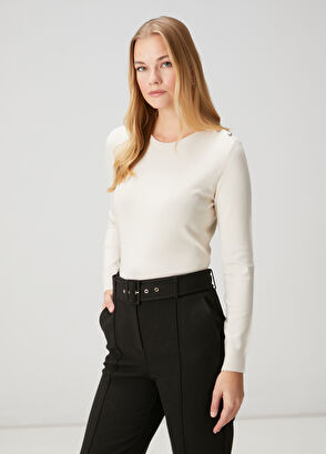 Beymen Club Ekru Basic Kazak - 3