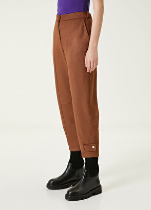 Beymen Club Brown Suede Jogger Pants - 3