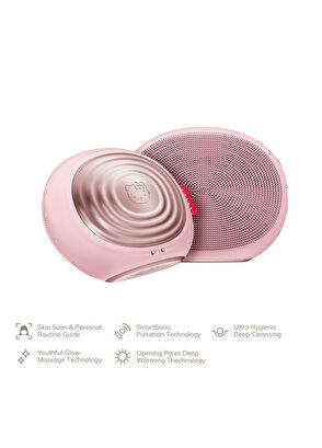 Geske Sonic Thermo Facial Brush Pink 5-in-1 Facial Brush Skin Cleansing Device - 5