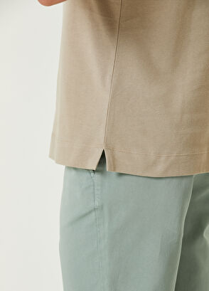 Beymen Club Comfort Fit Mink Polo Collar T-shirt - 7