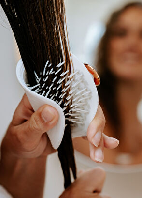 Manta Hair Original White Rose Gold Brush for Brittle Hair and Sensitive Scalp - 6