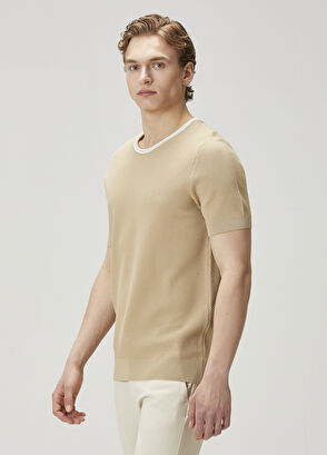 Beymen Club Bej Petek Dokulu Triko - 3