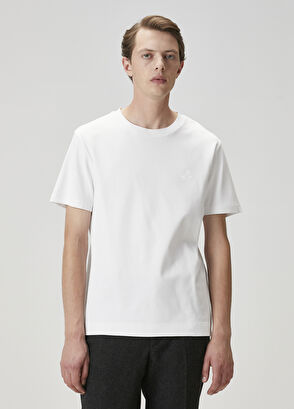 Beymen Club Off-White Logo Detailed Jersey T-Shirt - 3