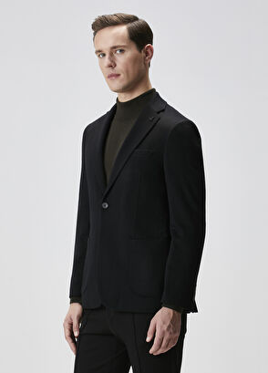 Beymen Club Premium Black Cashmere Jacket - 4