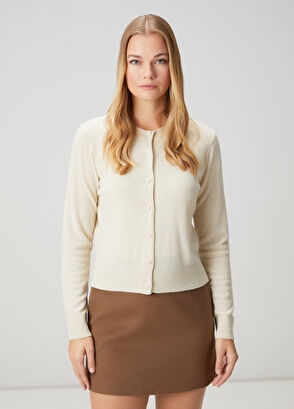 Beymen Club Krem Basic Kaşmir Hırka - 4