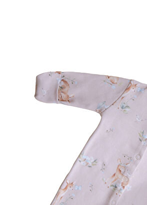 Lilou Atelier Macey Bej Unisex Bebek Organik Pamuk Tulum - 8