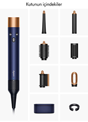 Dyson Airwrap i.d.™ Saç Şekillendirme ve Kurutma Seti (Prusya mavisi/Parlak bakır) - 7